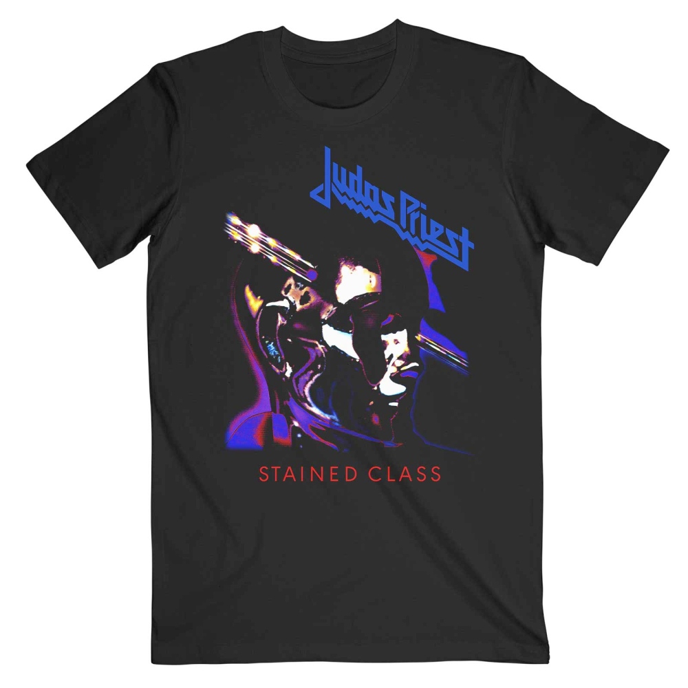 Judas Priest - Stained Class Purple Mixer Tshirt Homme - Noir